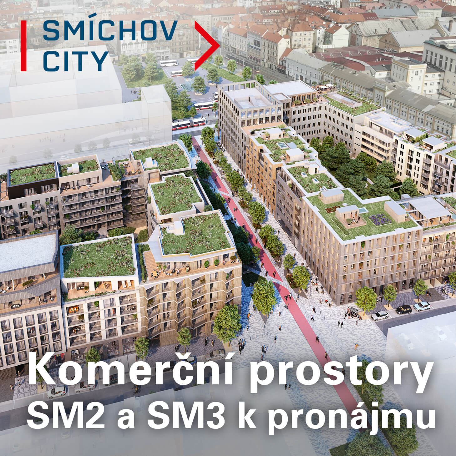 Smíchov city - Komerční prostory k pronájmu